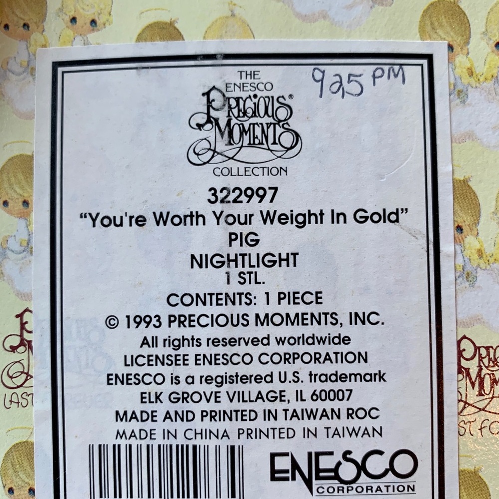 Precious Moments -You’re Worth Your Weight in Gold - Picture 6 of 6